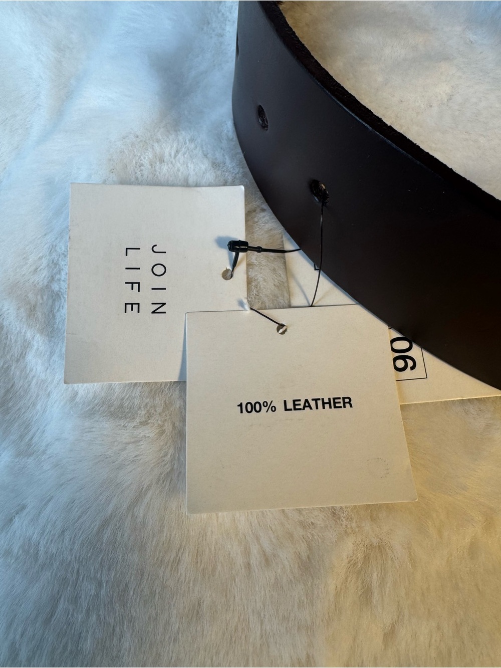 Zara Brown Leather Women’s Belt with Dark Metal Buckle Size 34 - Picture 3 of 6